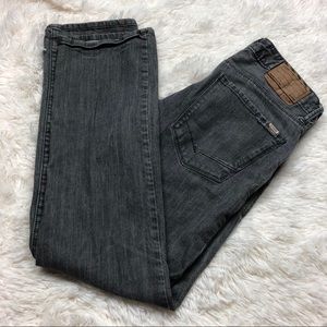 Vans gray V66 straight slim jeans